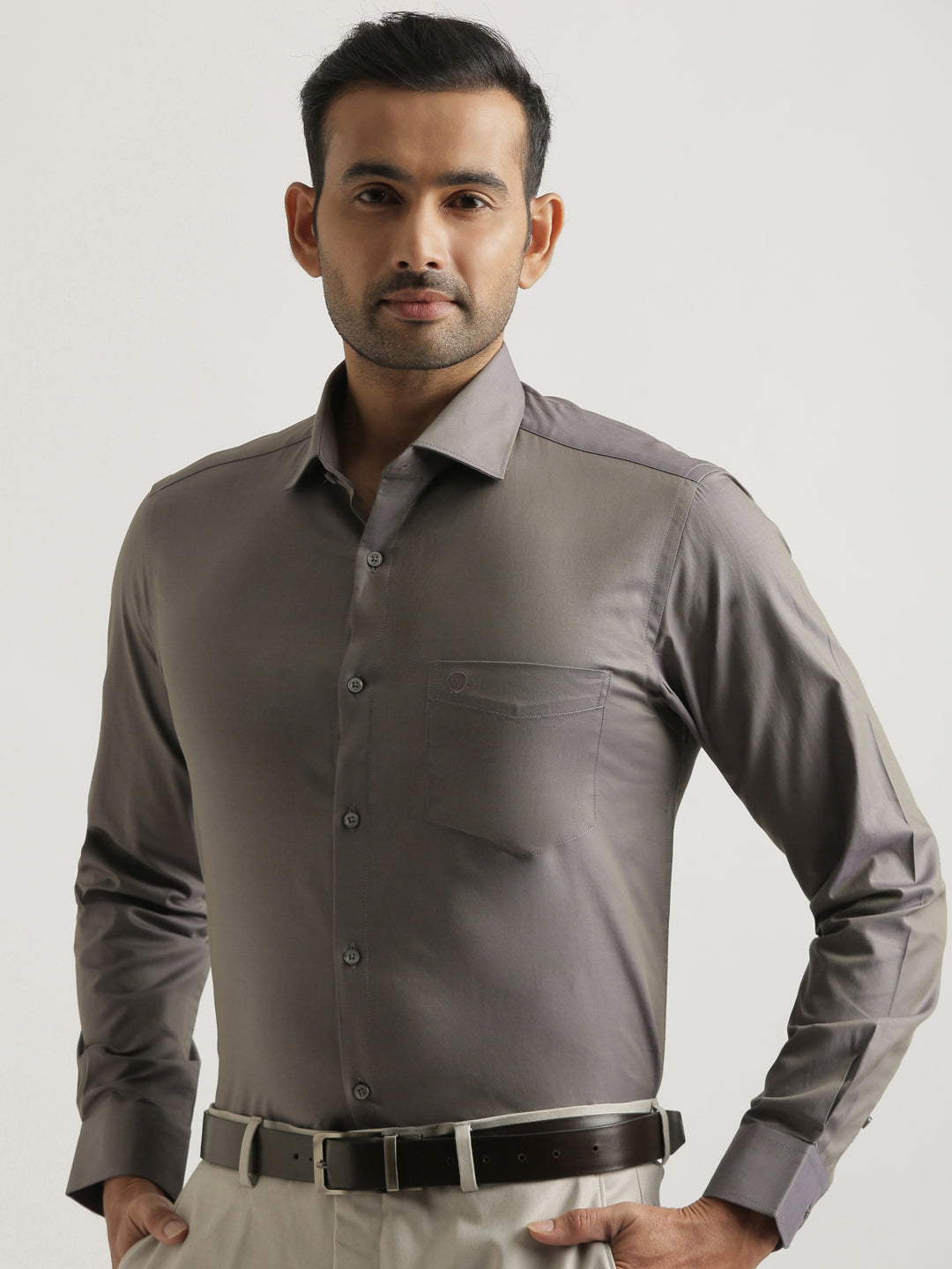 Premium Crest Cotton Shirt