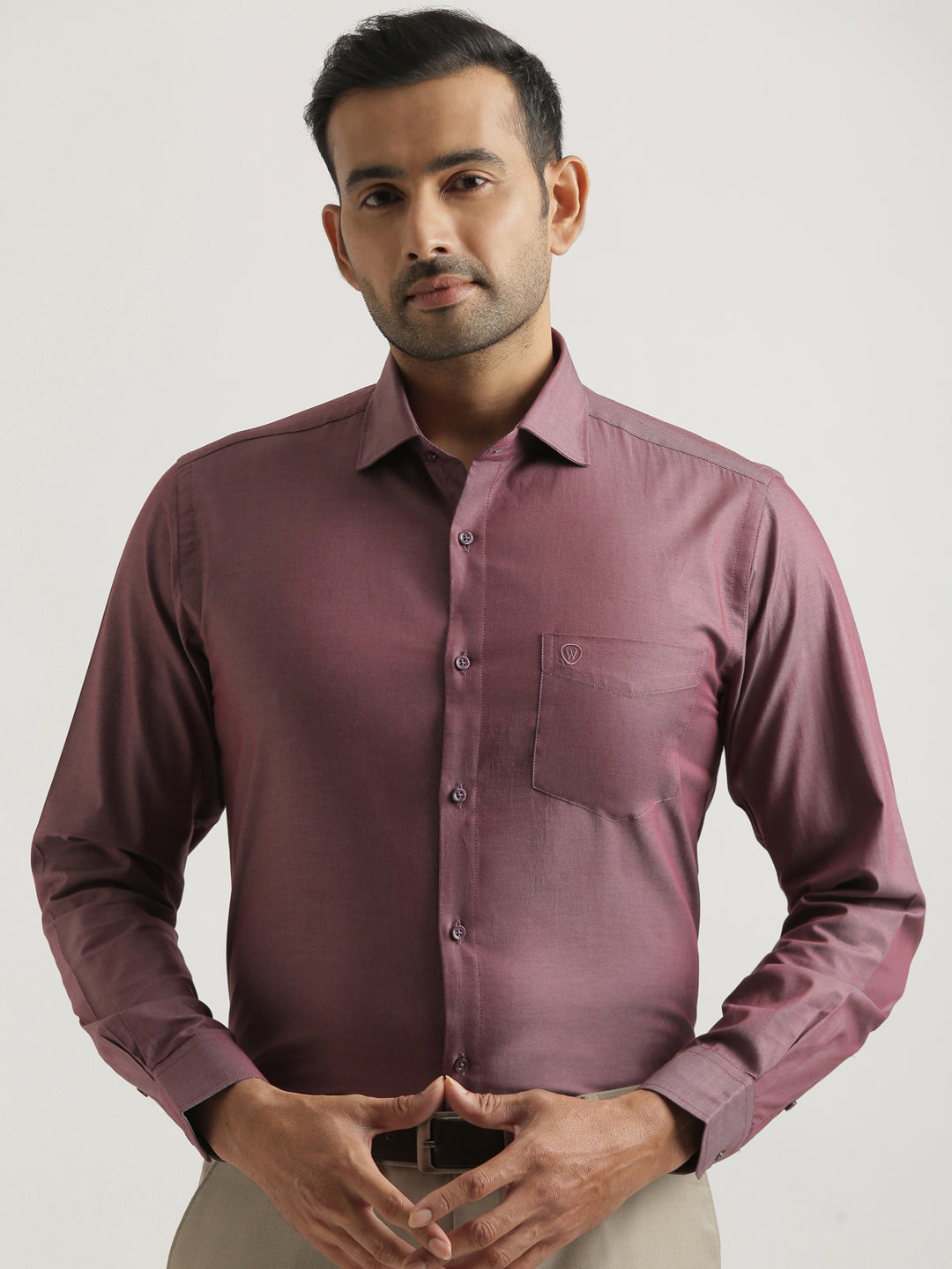 Premium Crest Cotton Shirt