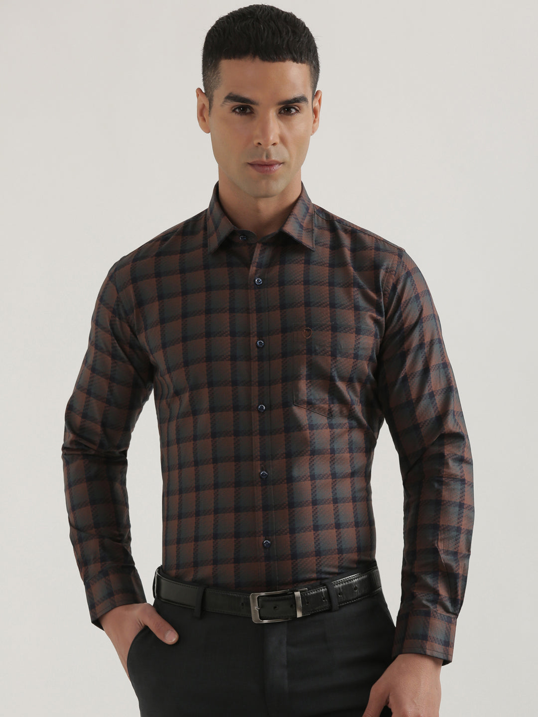 100% Cotton Checks Shirt