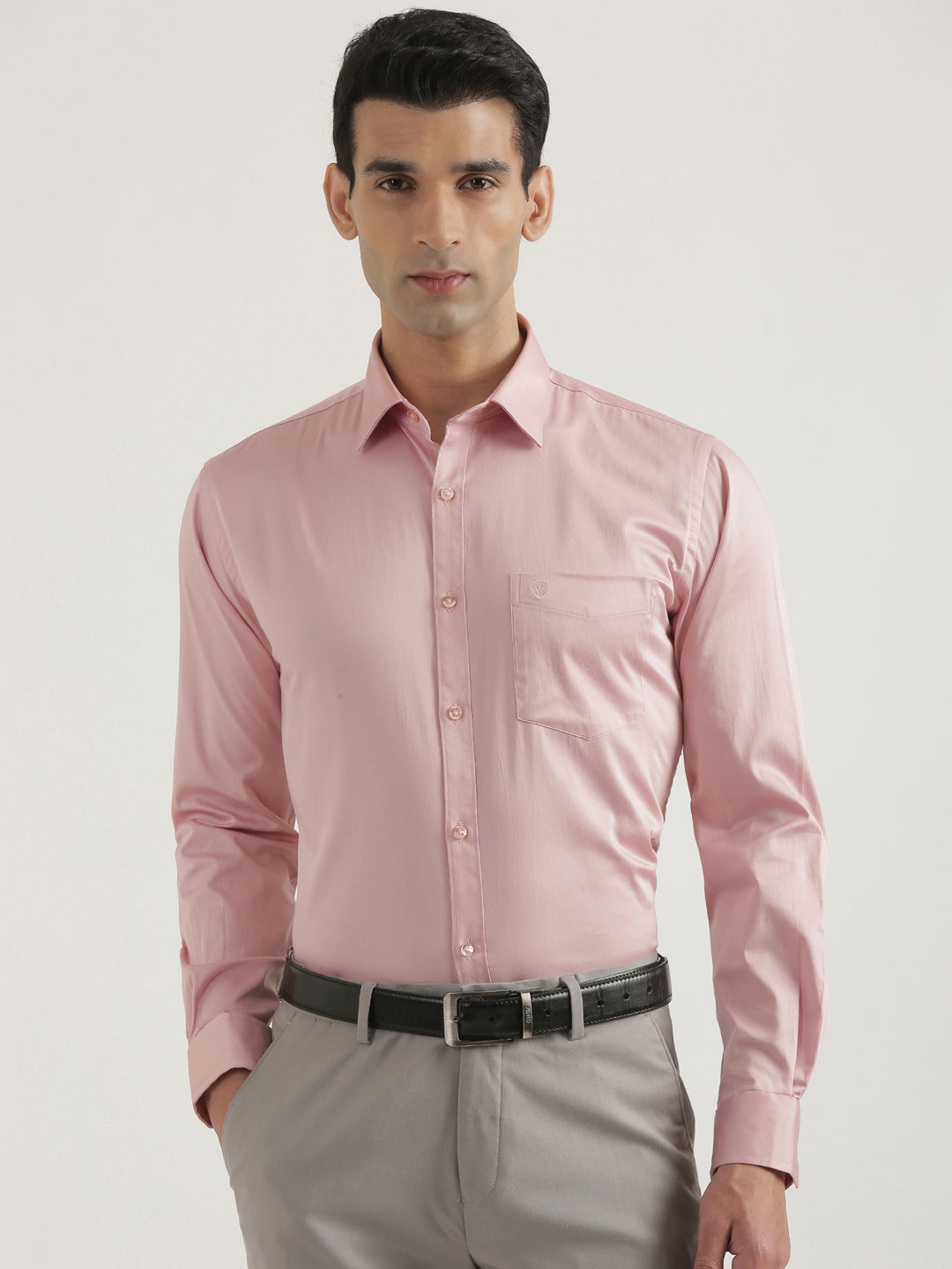 100% Cotton Satin Lycra Shirt