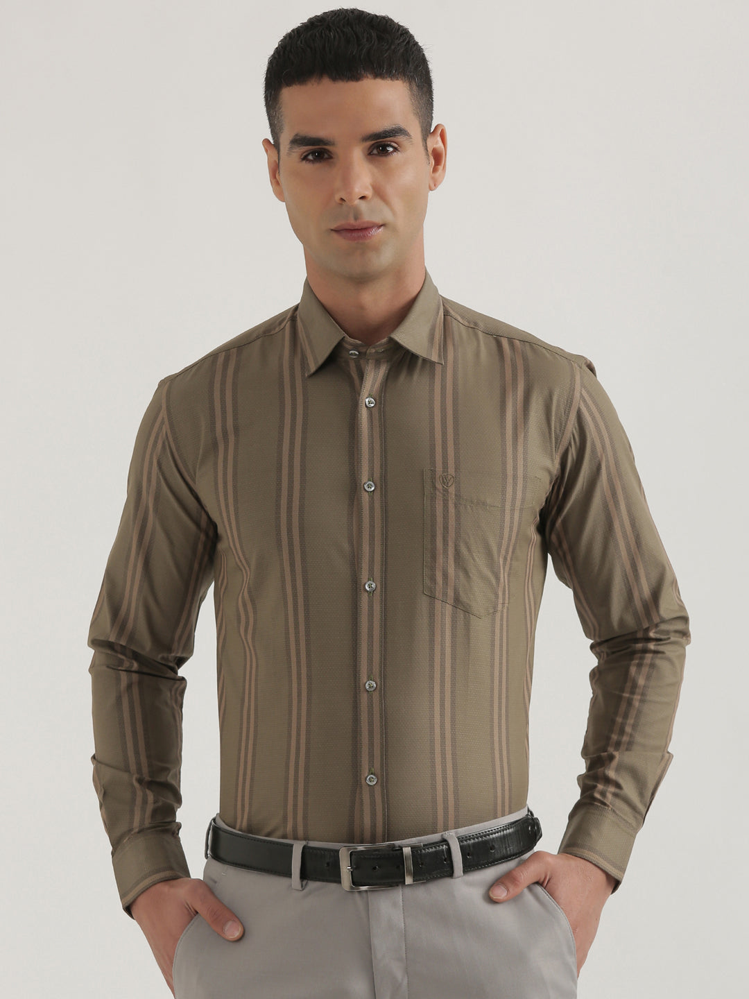 100% Cotton Stripes Shirt