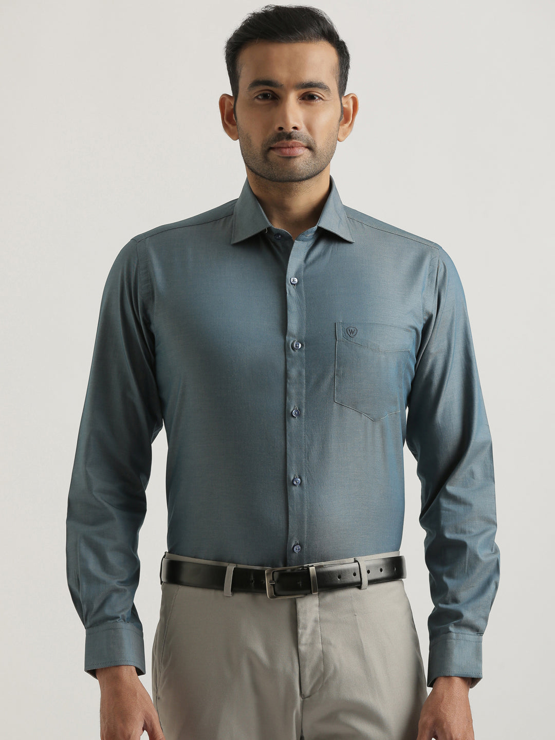 Premium Crest Cotton Shirt
