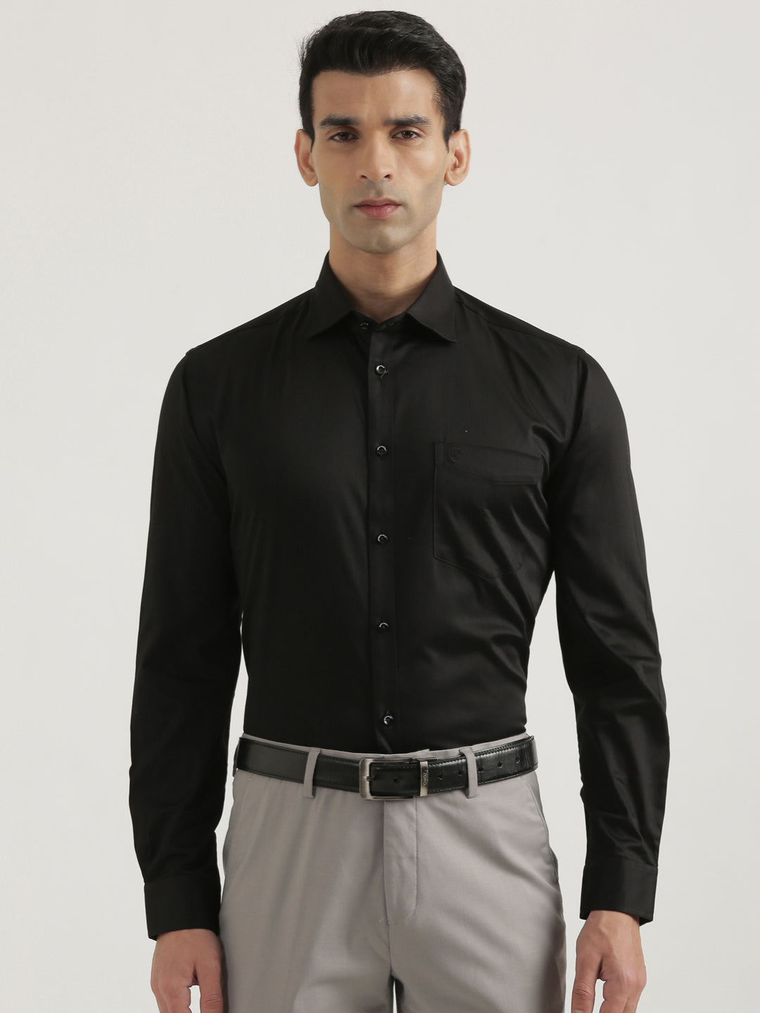 100% Cotton Satin Lycra Shirt