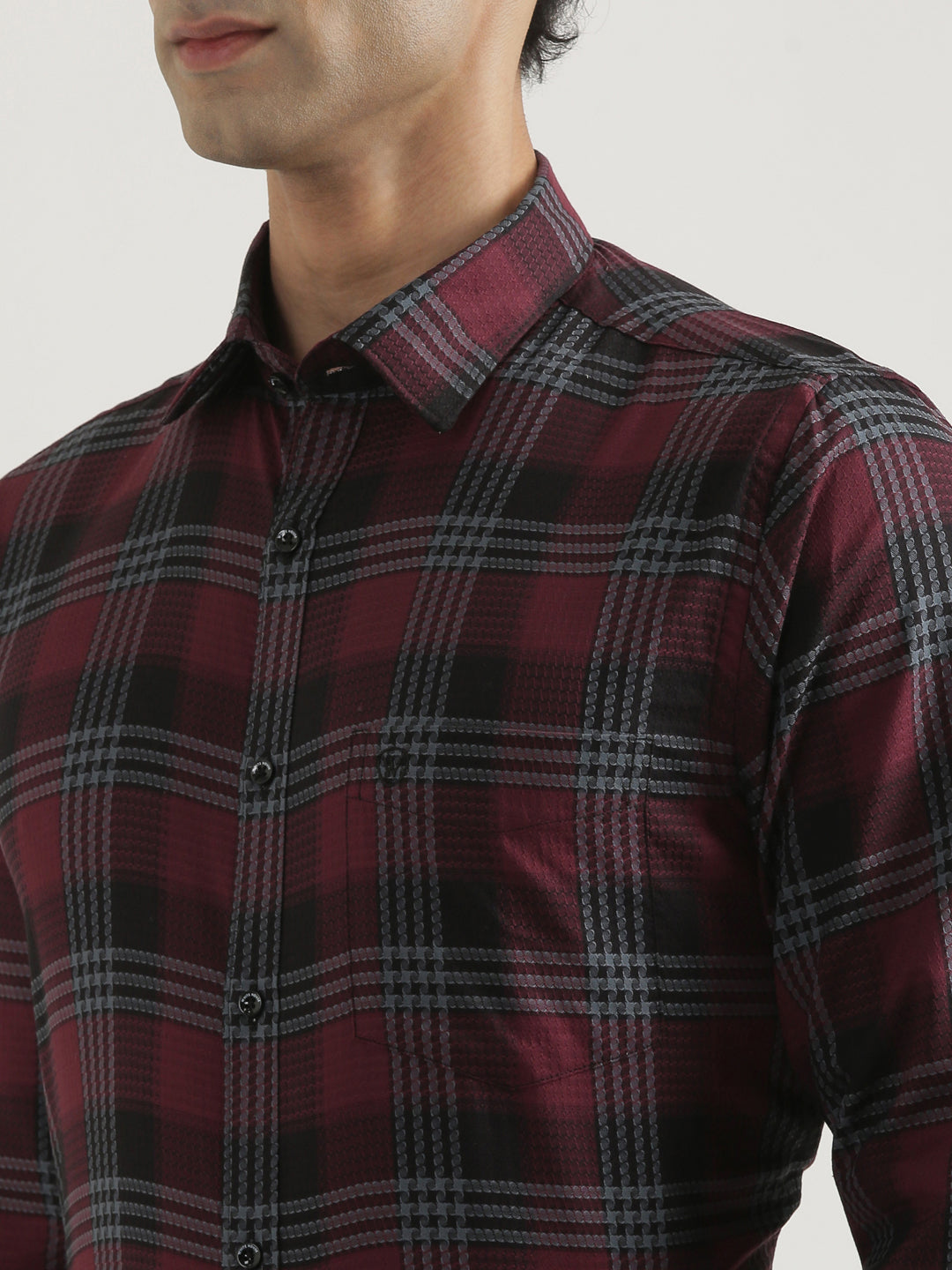 100% Cotton Checks Shirt