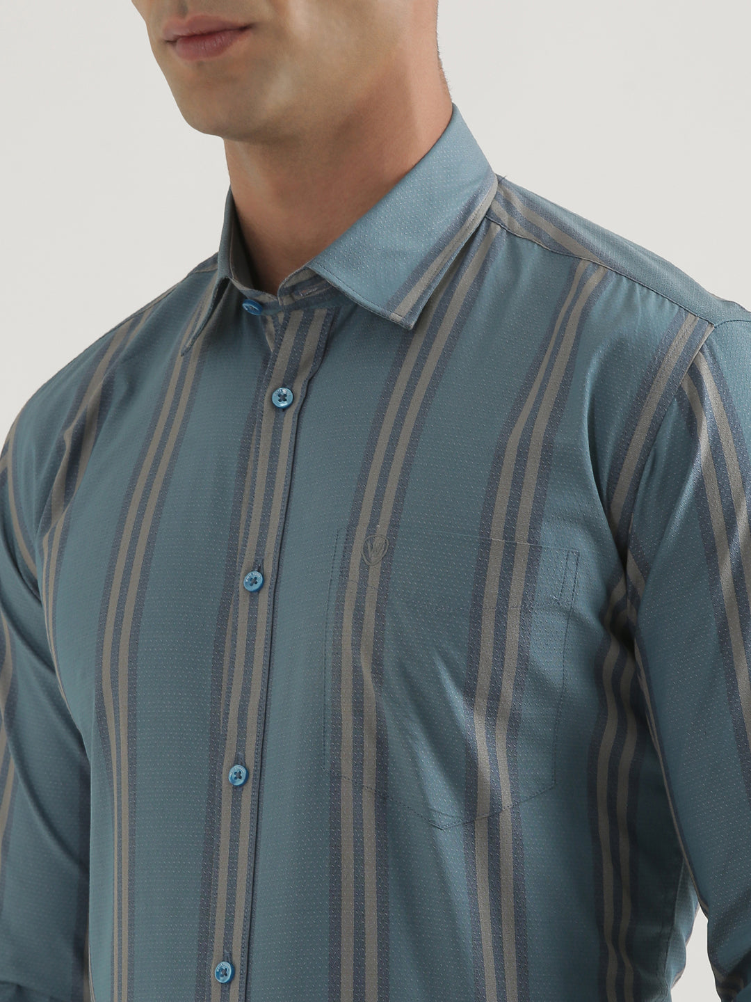 100% Cotton Stripes Shirt