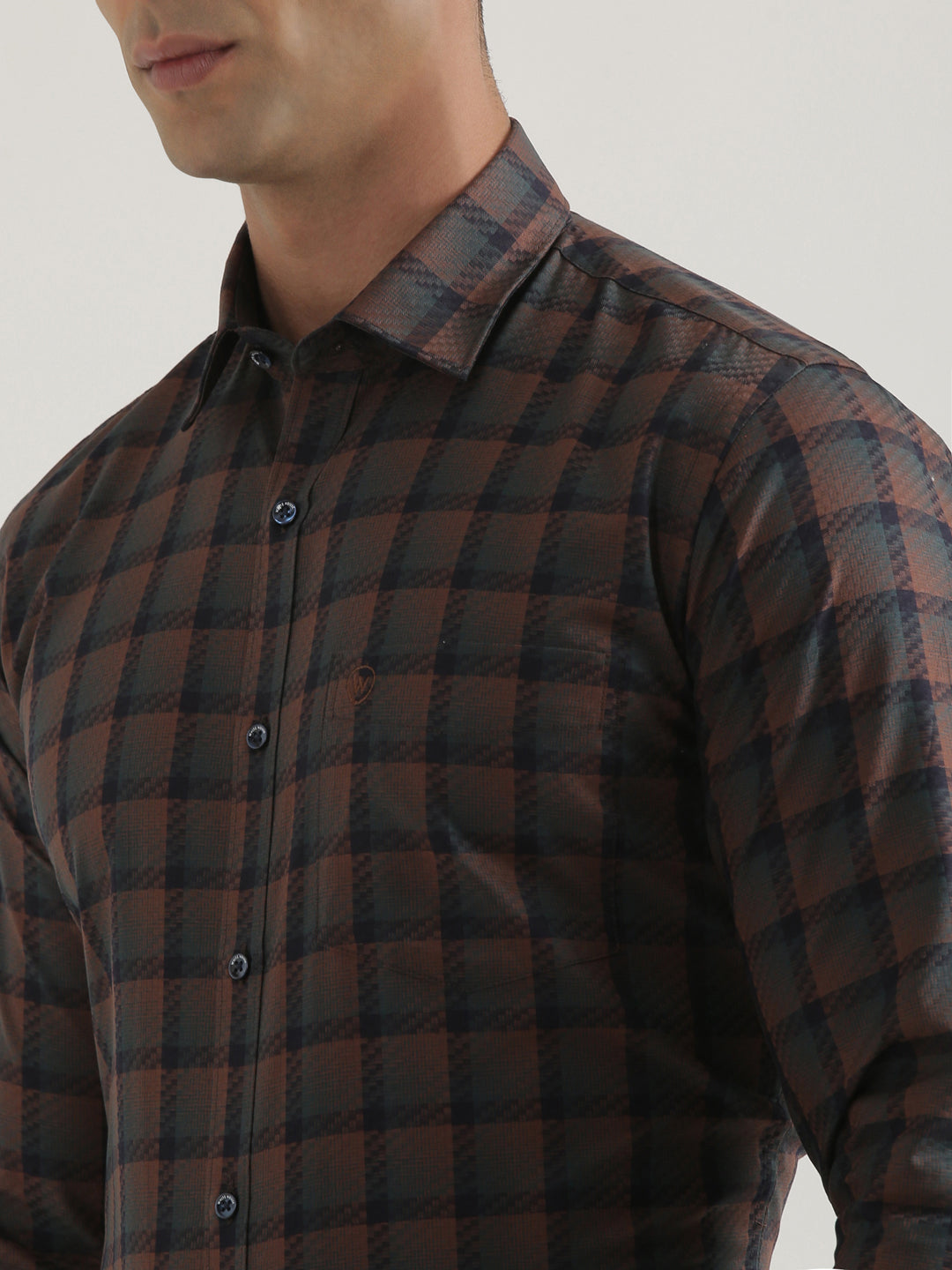 100% Cotton Checks Shirt