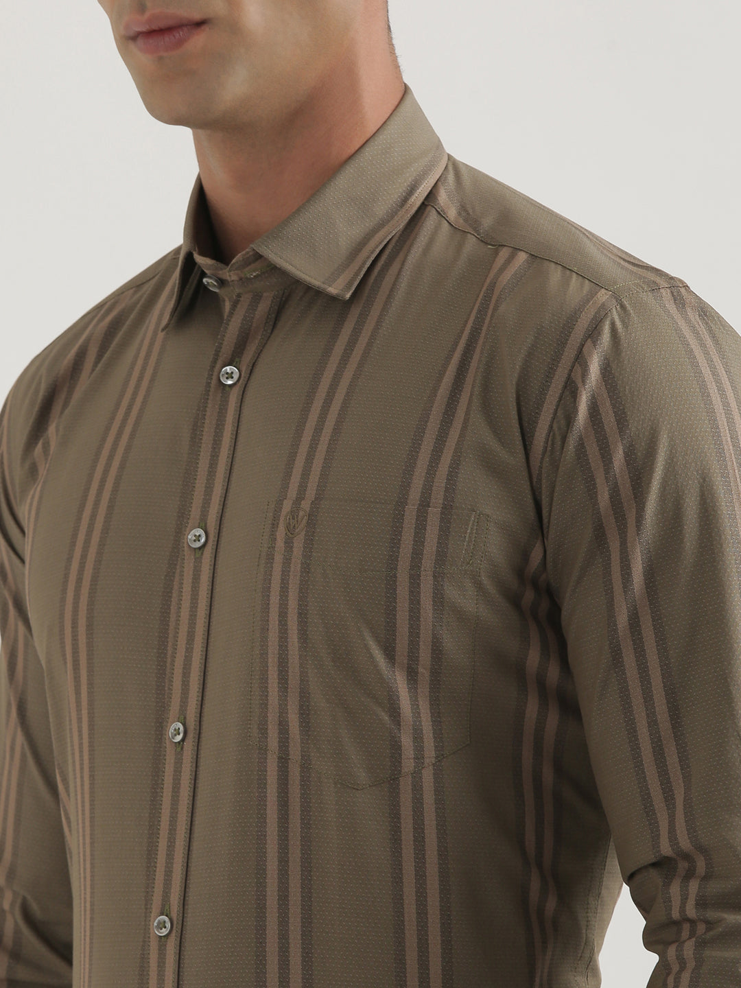 100% Cotton Stripes Shirt