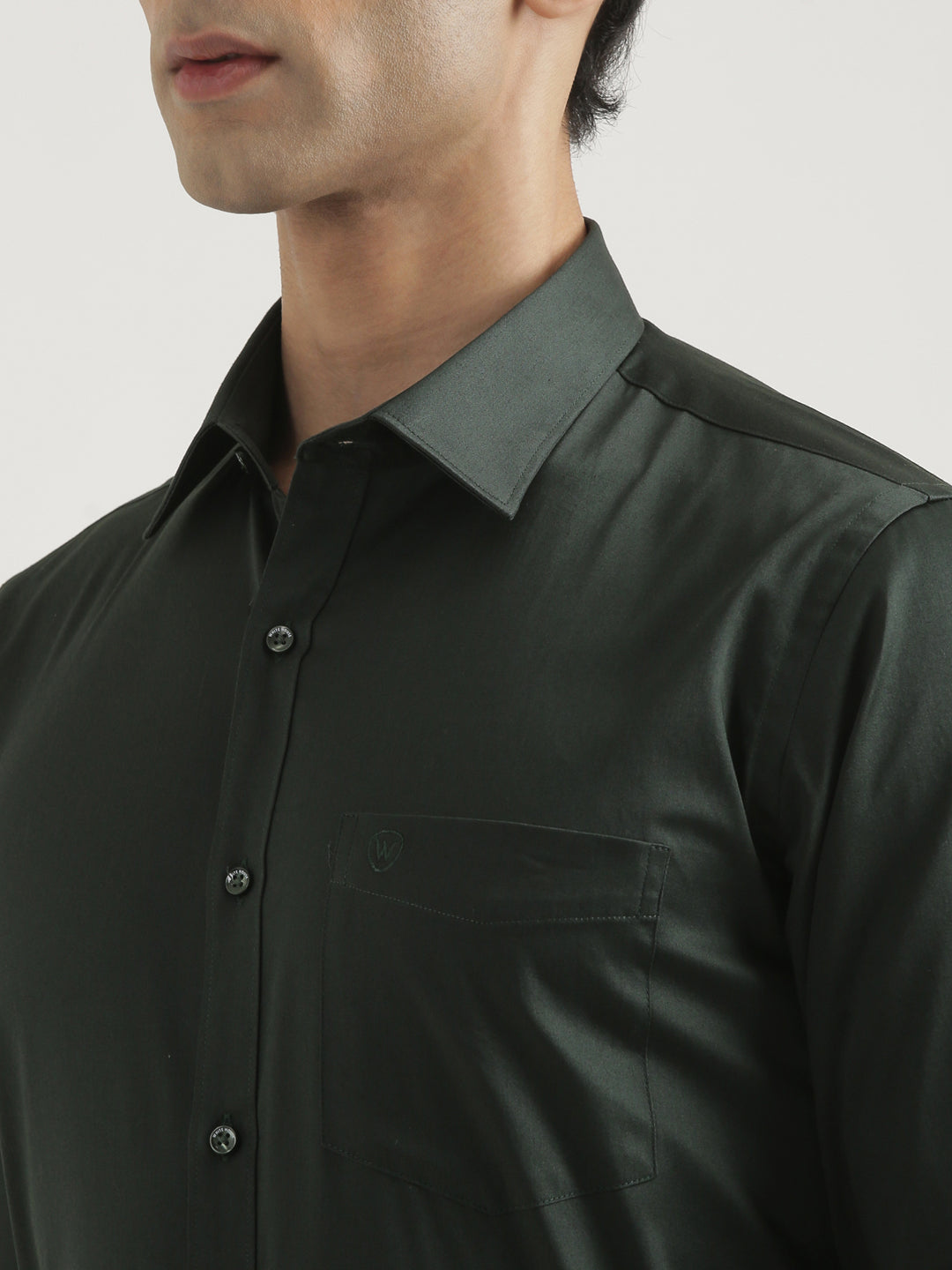 100% Cotton Satin Lycra Shirt