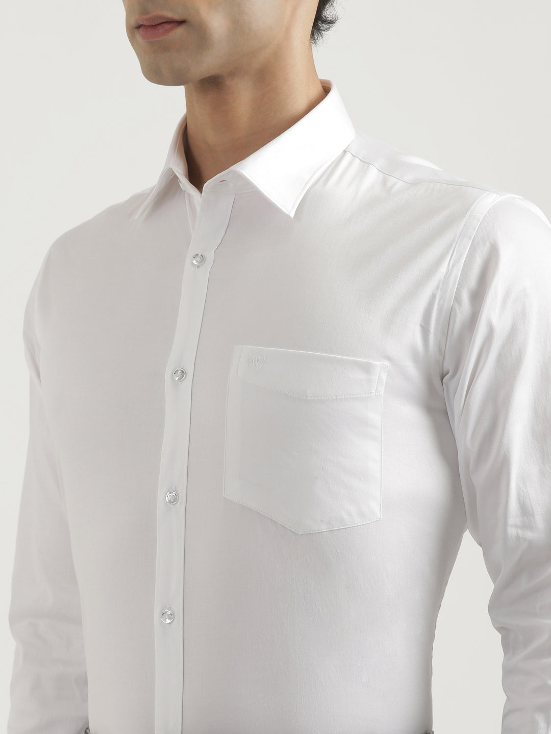 100% Cotton Satin Lycra Shirt