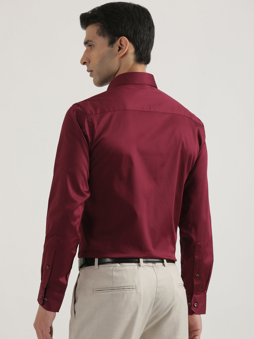 100% Cotton Satin Lycra Shirt