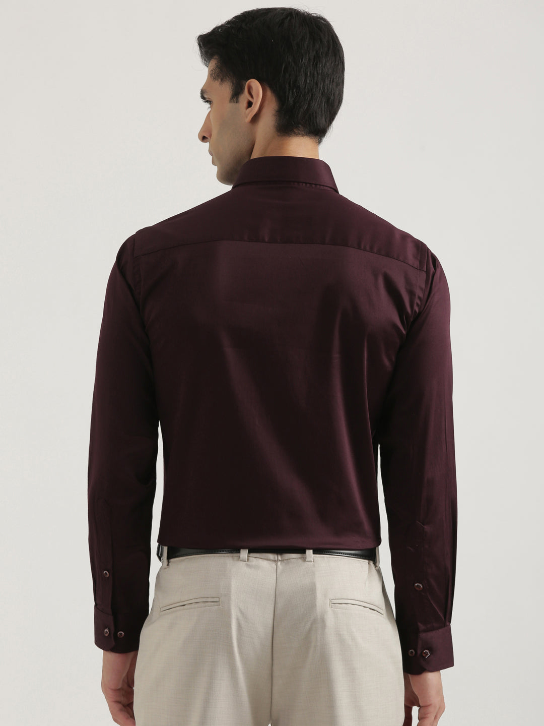 100% Cotton Satin Lycra Shirt