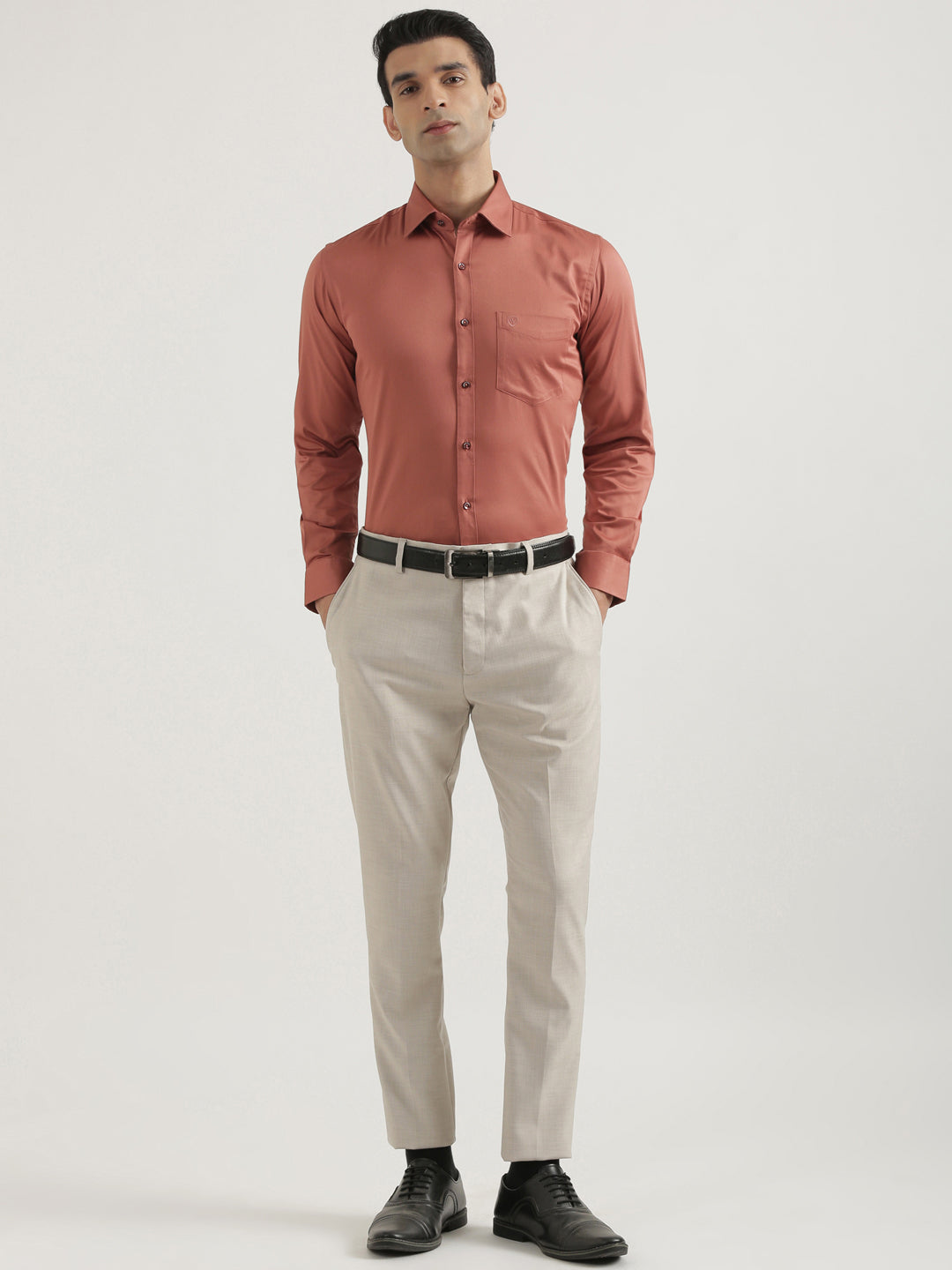 100% Cotton Satin Lycra Shirt