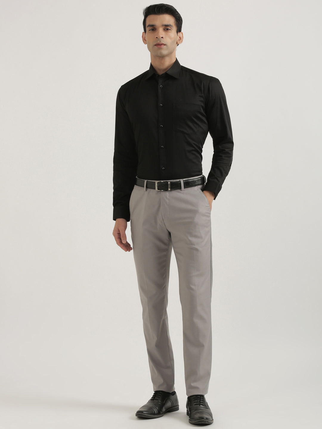 100% Cotton Satin Lycra Shirt