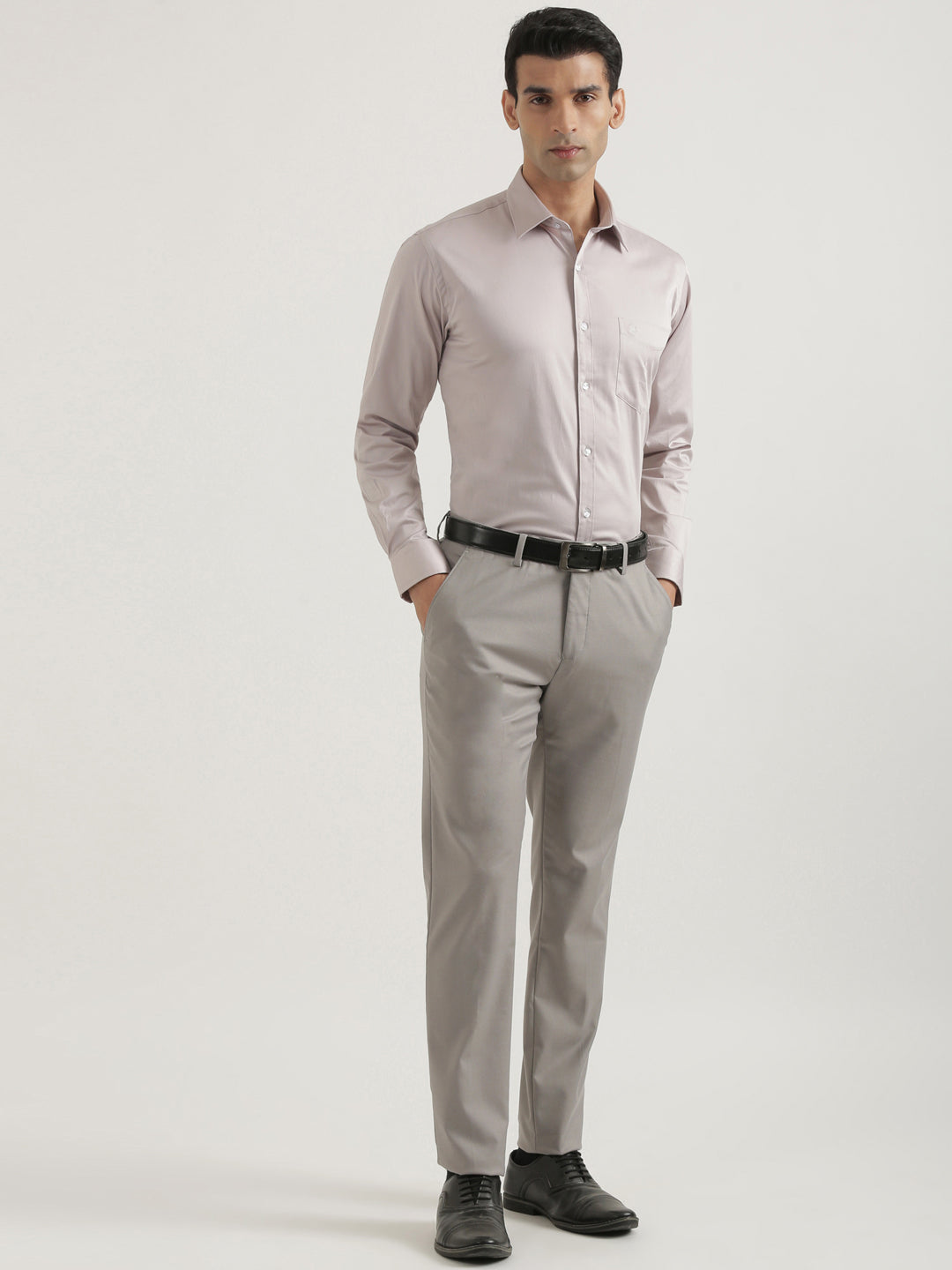 100% Cotton Satin Lycra Shirt