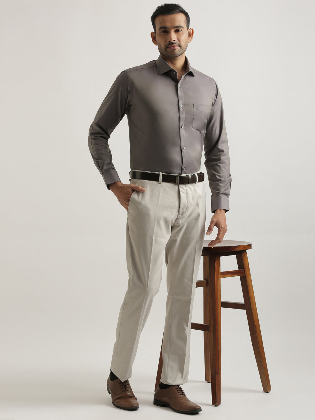 Premium Crest Cotton Shirt
