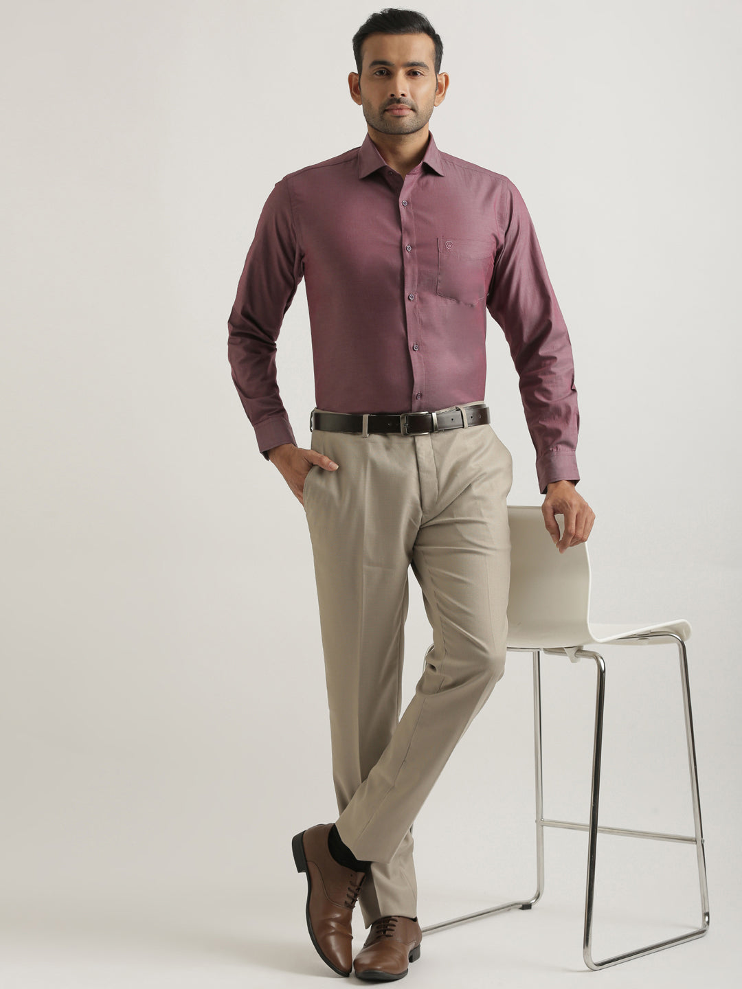 Premium Crest Cotton Shirt