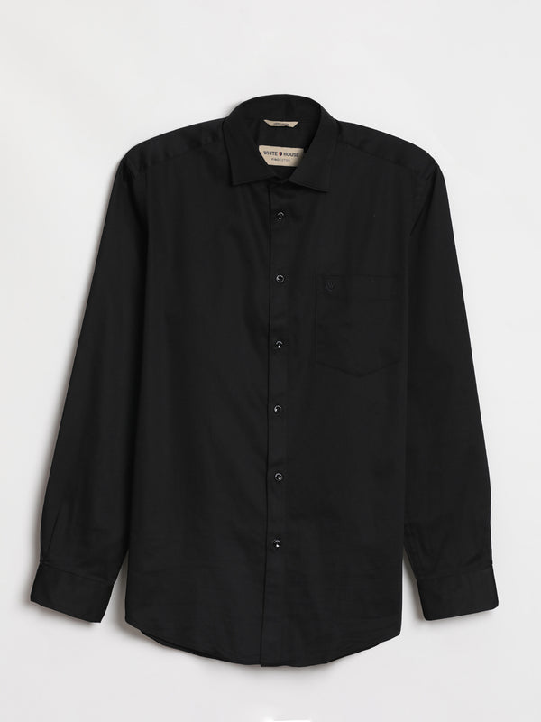 100% Cotton Satin Lycra Shirt