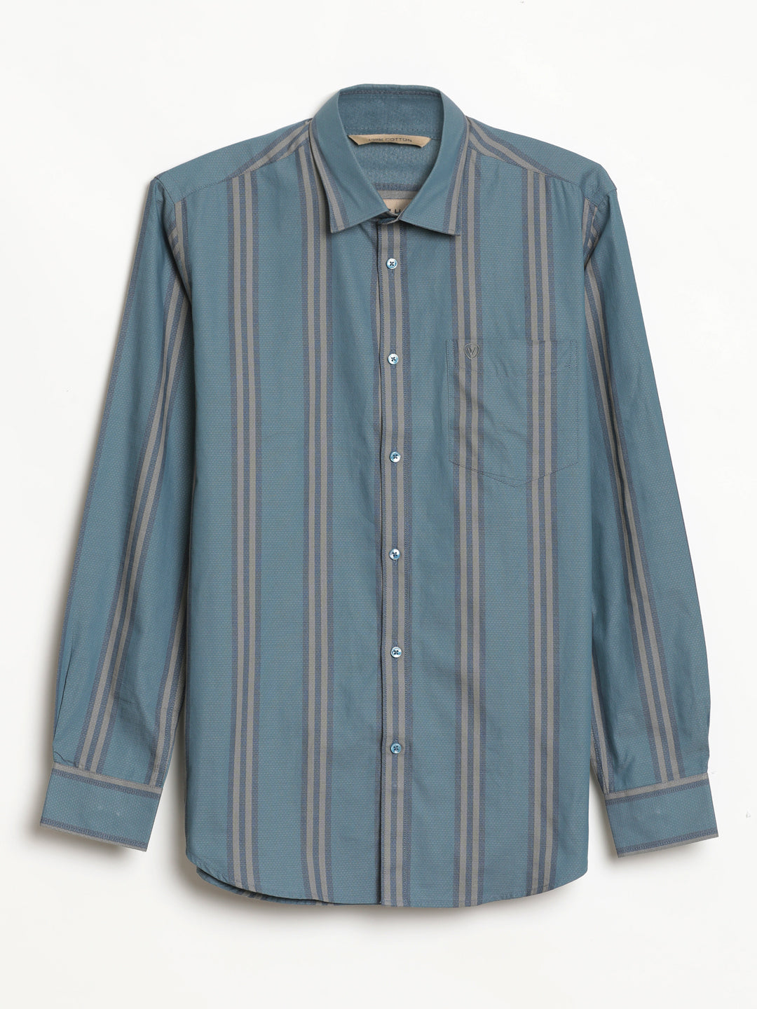 100% Cotton Stripes Shirt